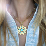 ASHA Majorelle Pendant, Turquoise-ASHA