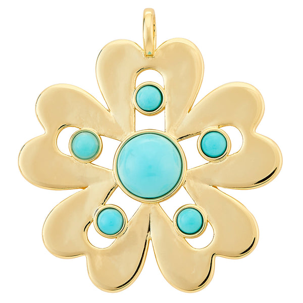 ASHA Majorelle Pendant, Turquoise-ASHA