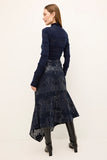 Marie Oliver Casey Skirt, Naval-Marie Oliver