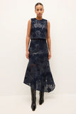 Marie Oliver Casey Skirt, Naval-Marie Oliver
