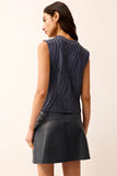 Marie Oliver Mcguire Top, Naval-Marie Oliver