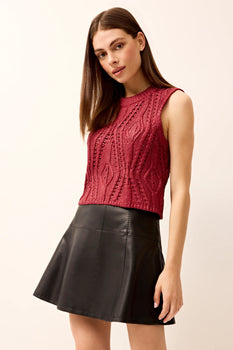 Marie Oliver Crawford Skirt, Black-Marie Oliver
