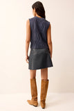 Marie Oliver Crawford Skirt, Naval-Marie Oliver
