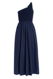 Marie Oliver Tobie Dress, Navy-Marie Oliver