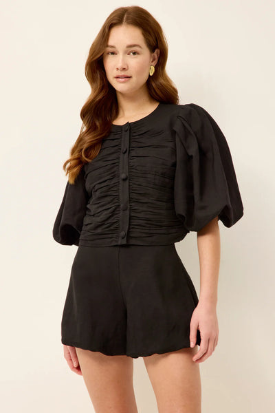 Rowan Top, Black-Marie Oliver