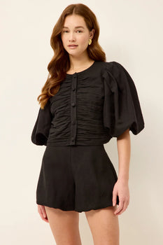 Rowan Top, Black-Marie Oliver