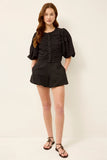 Rowan Top, Black-Marie Oliver