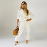 Mia Denim Shirt, Blank Canvas