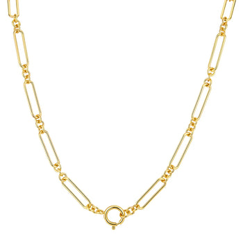 ASHA Mixed Length Chain, Gold-ASHA