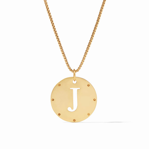 JV Monogram Pendant Necklace, J-Julie Vos