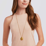 JV Monogram Pendant Necklace, G-Julie Vos