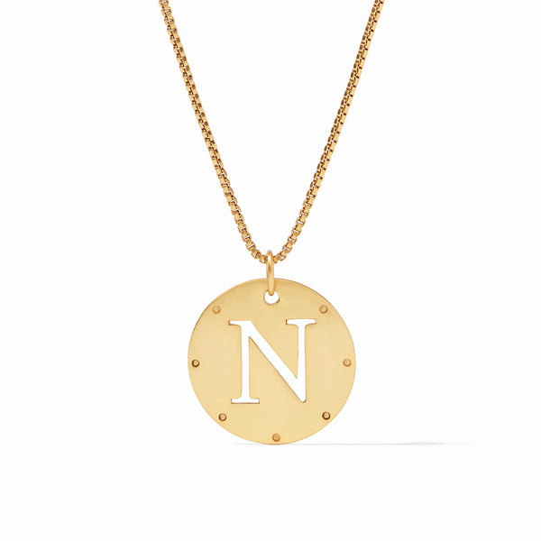 JV Monogram Pendant Necklace, N-Julie Vos