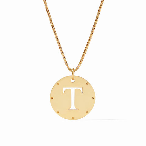 JV Monogram Pendant Necklace, T-Julie Vos