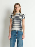 Natalia Top, Crinkle Stripe-Nation LTD