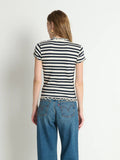 Natalia Top, Crinkle Stripe-Nation LTD