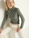 Nation Neda Pleated Top, Castor Gray-Nation LTD