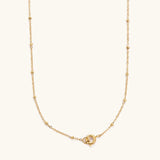 Jess Gold Filled Ball and Chain Necklace, Gold-Nikki Smith Designs