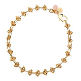 Jane Win In a Knot Chain Necklace, with Rose Quartz Bead-Jane Win