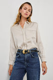 Rails Oak Blouse, Moonbeam-Rails