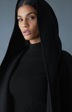 Mackage PAYA-Z Wool Wrap Coat With Sash Belt, Black-Mackage