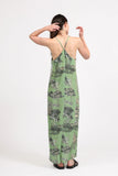 Las Surenas Long Dress, Thailand Green-Las Surenas