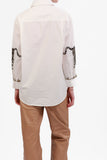 Las Sureñas Poplin Shirt Snow Leopard, Snow Leopard White-Las Surenas