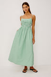 Primrose Dress -Emerald Stripe-Rails