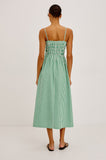 Primrose Dress -Emerald Stripe-Rails