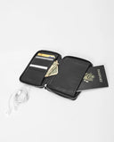 MZW Passport Organizer, Black-MZ Wallace