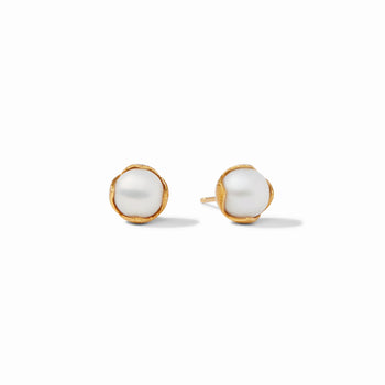 JV Penelope Stud Earring, Pearl-Julie Vos
