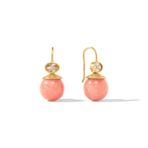JV Portofino Demi Earring, Melon Jade-Julie Vos