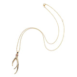 JW PROTECT Antler Pendant Necklace, Gold-Jane Win