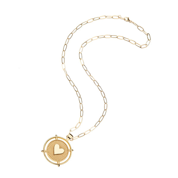 Jane Win El Corazon LOVE Pendant Necklace-Jane Win