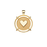 Jane Win El Corazon LOVE Pendant Necklace-Jane Win