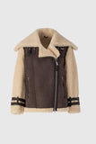 Mackage Rhoslyn Shearling Jacket, Coffee Natural-Mackage