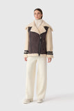 Mackage Rhoslyn Shearling Jacket, Coffee Natural-Mackage