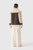 Mackage Rhoslyn Shearling Jacket, Coffee Natural-Mackage