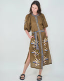 Bali Tiger Tunic, Green-Las Surenas