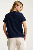 Posy Posse Top, Navy-Lisa Todd