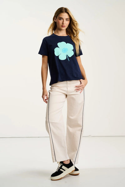 Posy Posse Top, Navy-Lisa Todd