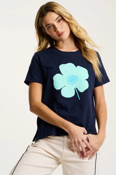 Posy Posse Top, Navy-Lisa Todd