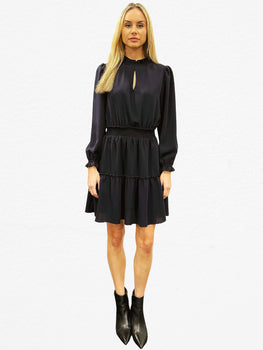 DREW Sophie Dress, Navy-DREW