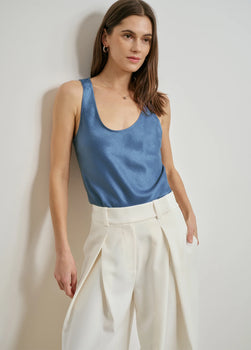 FD The Clean Cut Tank, River Blue-Favorite Daughter