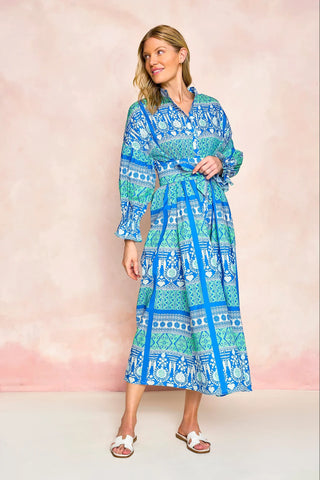 The Every Body Dress, Meadow Block Print-Sheridan French