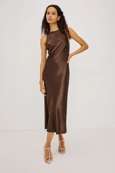Solene Dress, Espresso