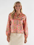 Lolli Top - Cabana Cat, Cabana Cat Silk Cotton-Emily McCarthy