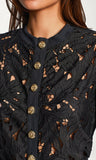 Erin 3d Butterfly Lace Cardigan, Black-Generation Love