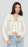Betsy Tweed Jacket, Cream-Generation Love