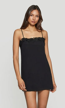 Elle Lace Combo Cami Dress, Black-Generation Love