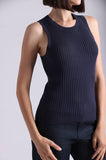 Viscose Tank, Navy-Minnie Rose
